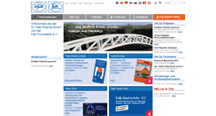 Desktop Screenshot of falkfoundation.de