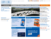 Tablet Screenshot of falkfoundation.de